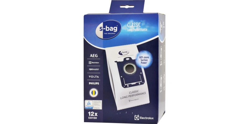 Electrolux E201SM S-bag Classic Long Performance 12-pack