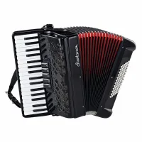 Piano Accordion 72 Black MKII